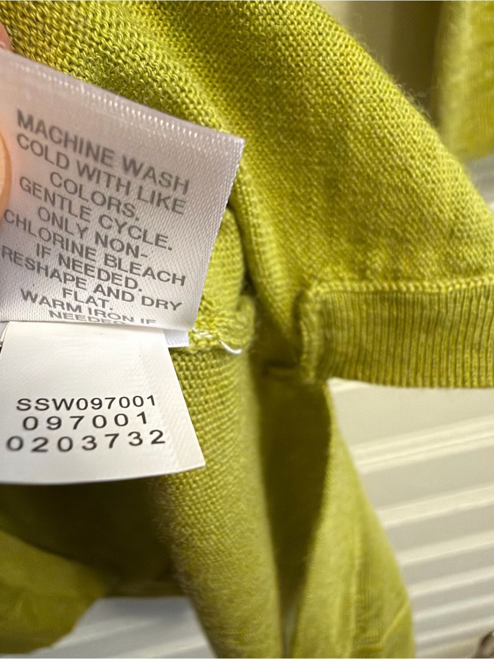 J. Jill 100% Merino Wool Tunic Sweater Small Green Hi Low Side Slit Knit - Picture 8 of 11